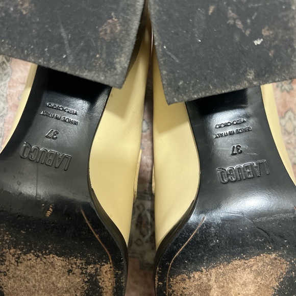 LABUCQ KITTY CREAM COLORED LOAFERS - Picture 8 of 8